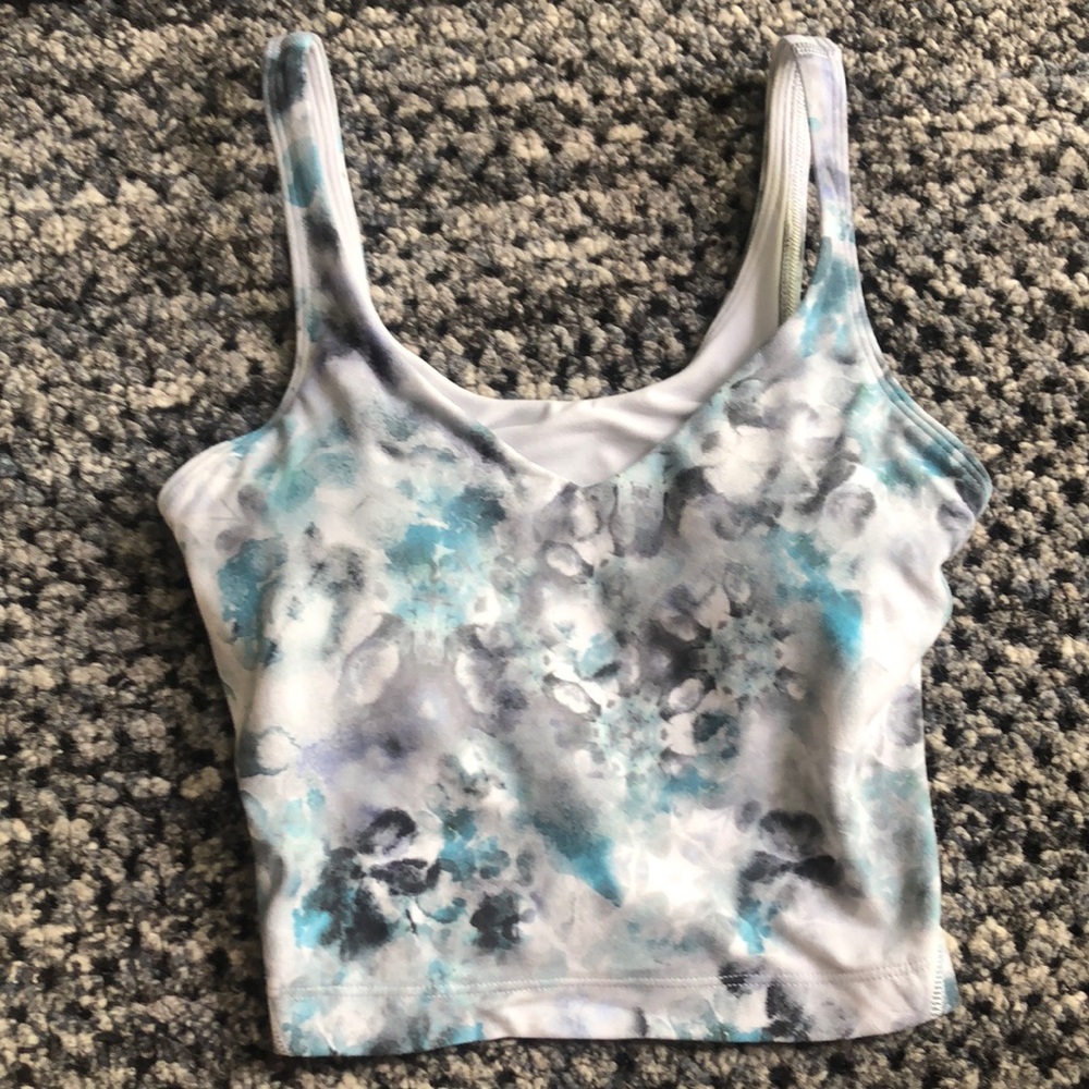 Marble wash Lululemon align tank size 0